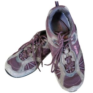 Teva Sky Lake Waterproof Gray Pink Walking Hiking Sneaker Shoes Womens Size 7.5